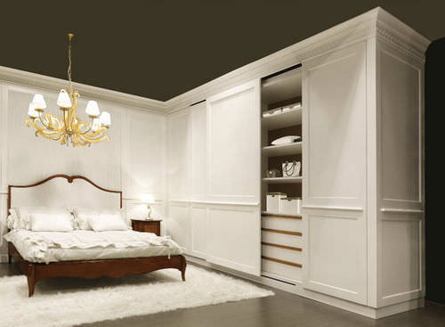 Armadio ad angolo - 2807/FM - Arte Antiqua di Zen Adriano - classico / in legno / a porte scorrevoli