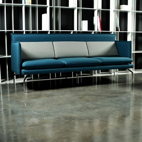 Divano contemporaneo - CUBE - B&T Design - in tessuto / in ecopelle / in pelle