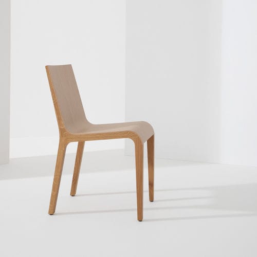 Sedia contemporanea - FOGLIA - Billiani - da interno / in rovere / in legno massiccio