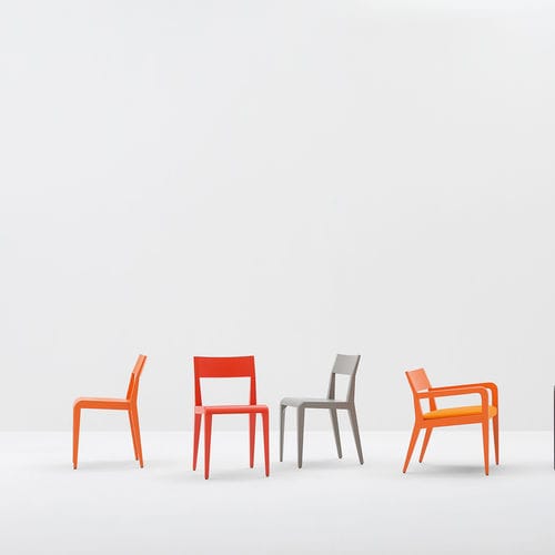 Sedia contemporanea - ARAGOSTA - Billiani - da interno / in tessuto / in frassino