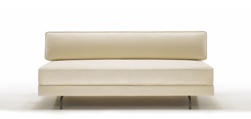 Divano letto - BK 109 - BK Group - contemporaneo / in tessuto / beige