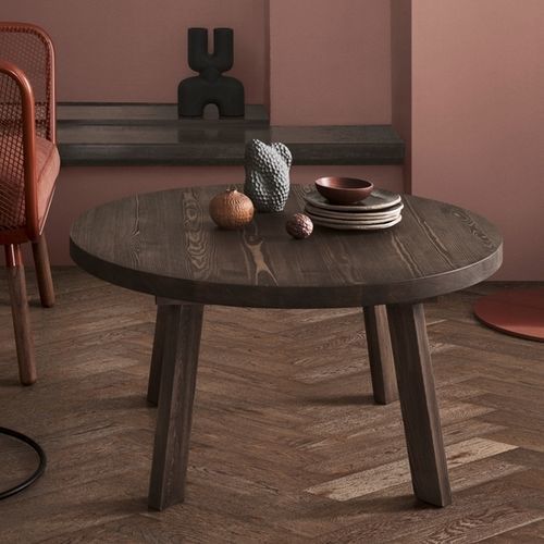 Tavolino basso contemporaneo - PINZO  - Blå Station - in pino / con supporto in legno / rettangolare