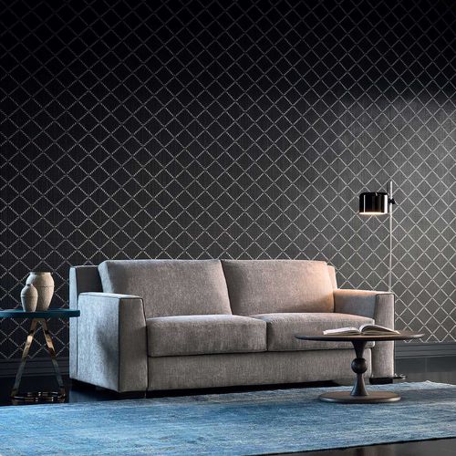 Divano letto - Regal - Bodema - contemporaneo / in tessuto / in pelle