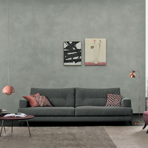 Divano modulare - Douglas - Bodema - contemporaneo / in tessuto / in pelle