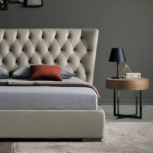 Comodino contemporaneo - Profile - Bodema - in noce / in MDF laccato / con supporto in metallo