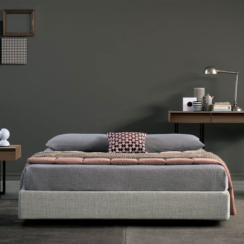 Letto king size - Lulù - Bodema - singolo / contemporaneo / imbottito