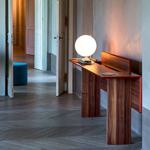 Consolle contemporanea - INTRA - Bross Italia - in legno / rettangolare / allungabile