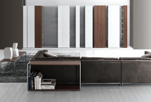 Libreria contemporanea - BAR CODE - Bross Italia - per ufficio / in legno laccato