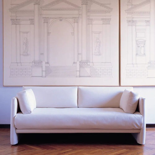 Divano contemporaneo - Bye - Campeggi - in poliestere / con braccioli / con letto estraibile