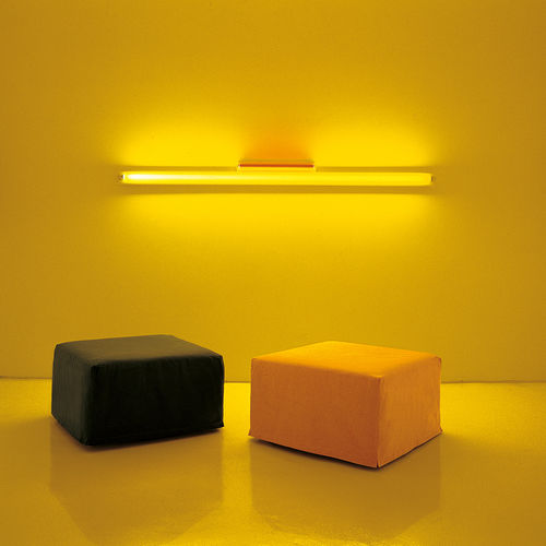 Pouf contemporaneo - Yaki - Campeggi - in tessuto / quadrato / letto