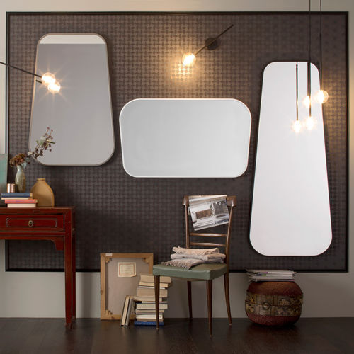 Specchio a muro - BELVEDERE - Capo D'Opera Home - contemporaneo / in legno laccato / marrone