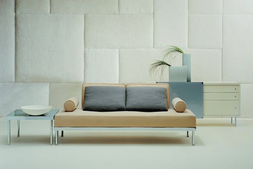 Divano modulare - SALOME - Casprini Gruppo Industriale - contemporaneo / beige / in acciaio