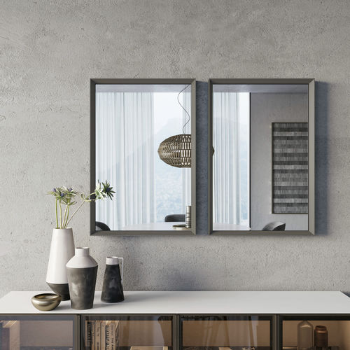 Specchio a muro - SLASH - Dall'Agnese - da terra / contemporaneo / rettangolare