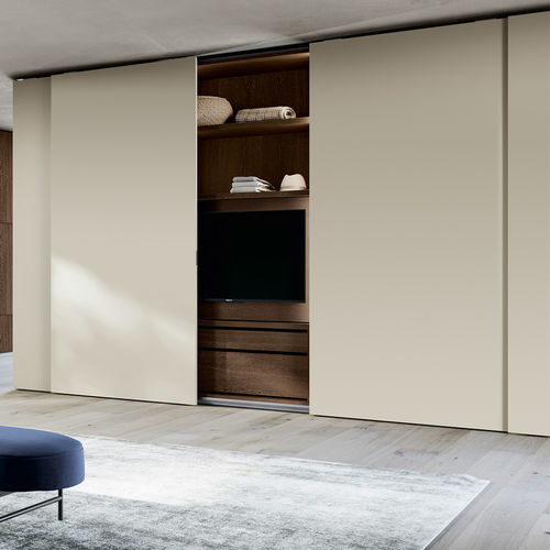 Armadio contemporaneo - SIMPLY - Dall'Agnese - in rovere / in legno laccato brillante / in noce