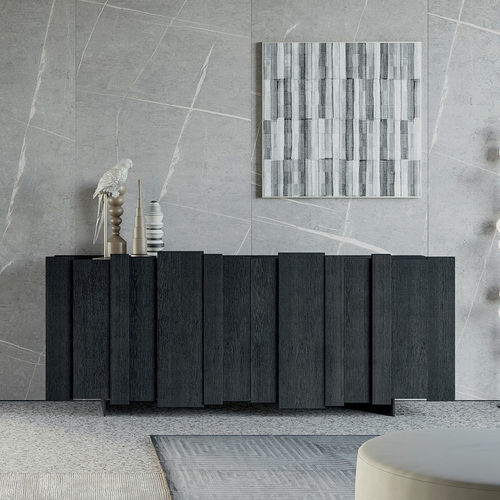 Credenza alta - STRIPE - Dall'Agnese - contemporanea / in legno laccato opaco / in legno laccato brillante