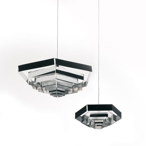 Lampada a sospensione - ESAGONALE - Danese - in metallo / contemporanea / con cavo