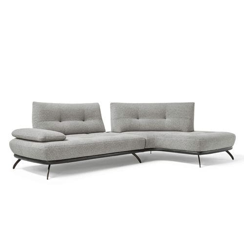 Divano modulare - Bogart - maxdivani - d'angolo / contemporaneo / in tessuto