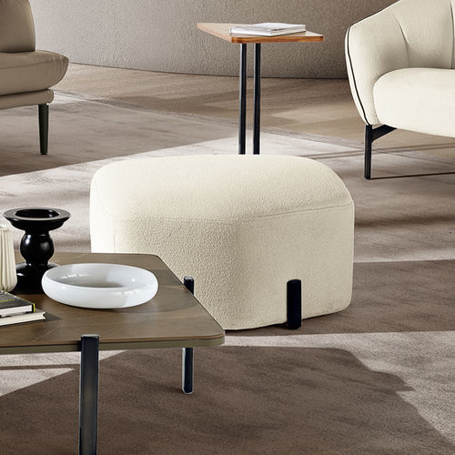 Pouf contemporaneo - Muzzle - maxdivani - in tessuto / in pelle / altre forme