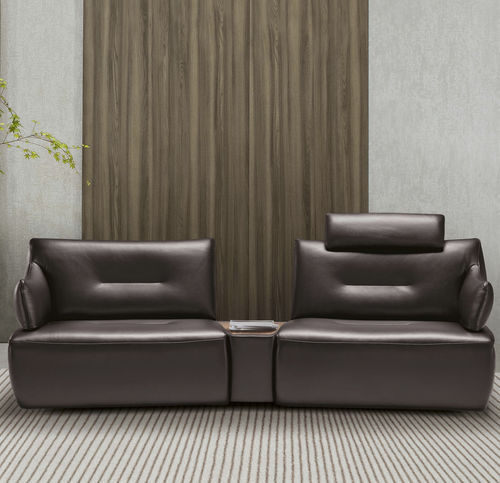 Divano modulare - Speciale - maxdivani - contemporaneo / in tessuto / in pelle