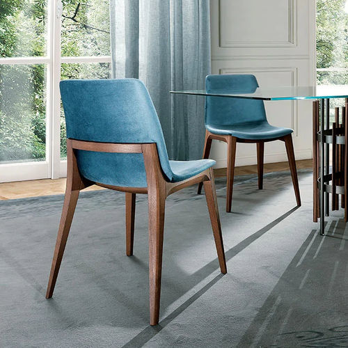 Sedia da pranzo contemporanea - ELLEN - Pacini & Cappellini - da interno / in tessuto / in pelle