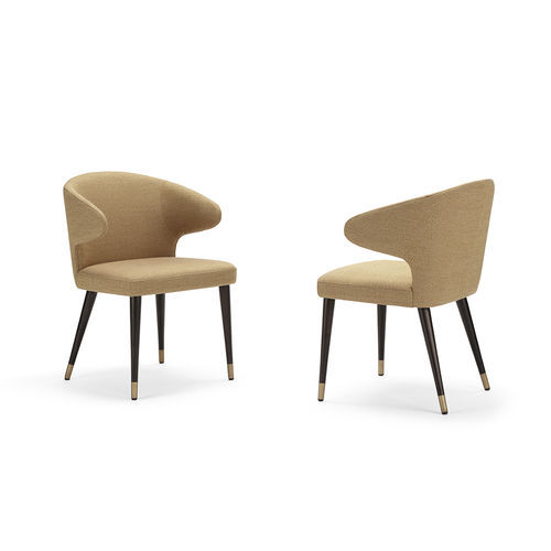 Sedia contemporanea - NORA - Pacini & Cappellini - da interno / in tessuto / in ecopelle