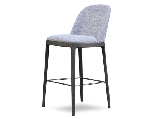 Sedia alta contemporanea - GRACE - Pacini & Cappellini - da interno / in tessuto / con supporto in frassino