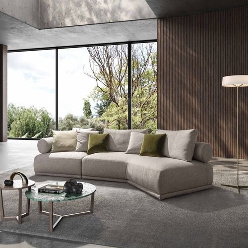 Divano modulare - HILLS - Pacini & Cappellini - d'angolo / contemporaneo / in tessuto