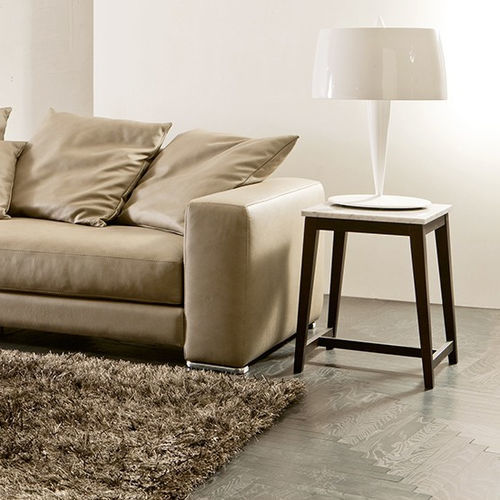 Tavolo d'appoggio contemporaneo - PRISMA - Pacini & Cappellini - impiallacciato in legno / in frassino / in marmo