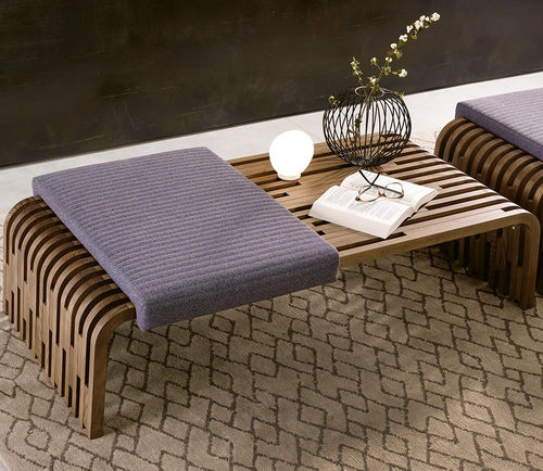 Tavolino basso contemporaneo - MILLERIGHE - Pacini & Cappellini - in noce / in legno massiccio / in frassino