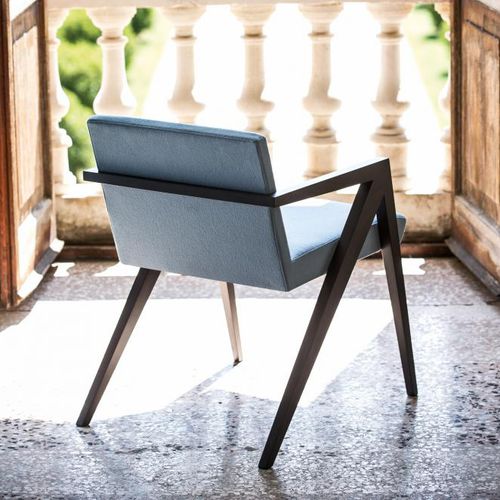 Sedia contemporanea - SAGITTA : 2121 PO - Cizeta - da interno / in tessuto / in pelle
