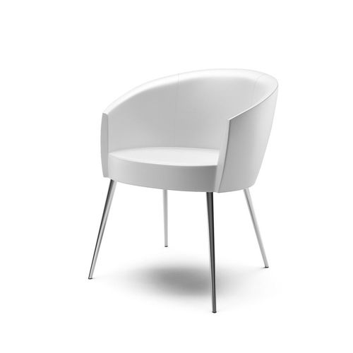Sedia contemporanea - SFER : 1560 PO B23F - Cizeta - da interno / in tessuto / con supporto in metallo