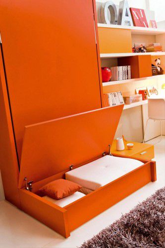 Letto a scomparsa - ALTEA RELAX - Clei - singolo / contemporaneo / per bambini (unisex)