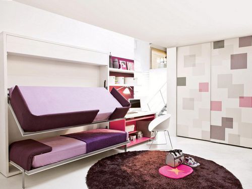 Letto a scomparsa - LOLLISOFT SD - Clei - a castello / singolo / contemporaneo