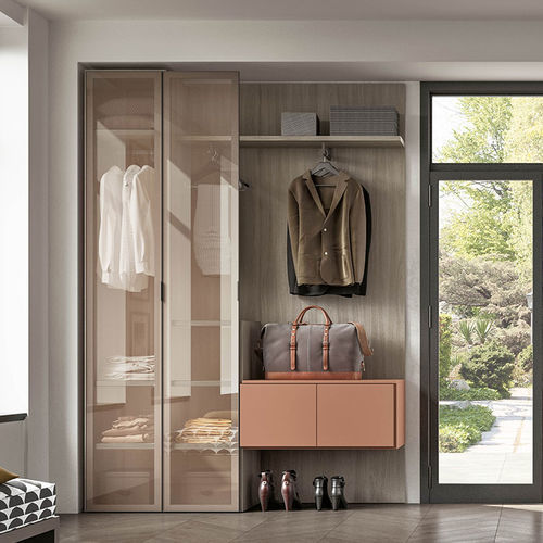 Cabina armadio contemporanea - Start  - Clever - in vetro / su misura / con cassetti