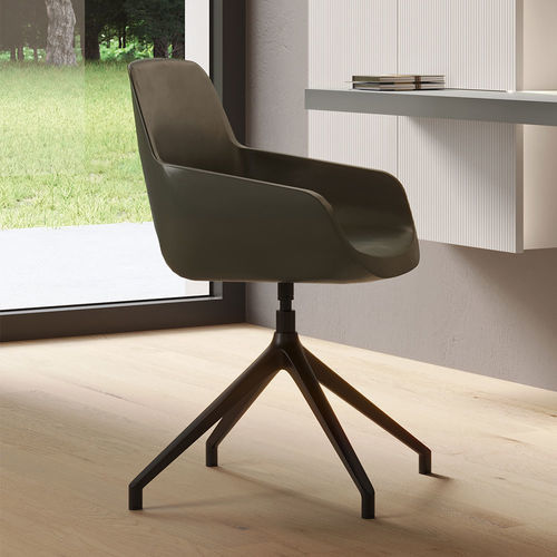 Sedia contemporanea - Cléa - Clever - da interno / in tessuto / con supporto in metallo