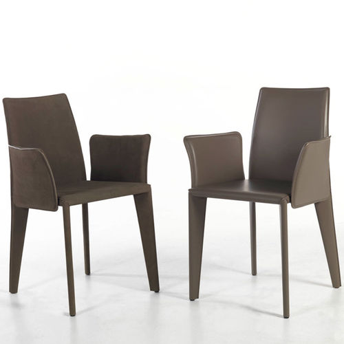 Sedia contemporanea - EXCLUSIVE : KARLOTTA | KARLOTTA.P - Colico - da interno / in pelle / imbottita
