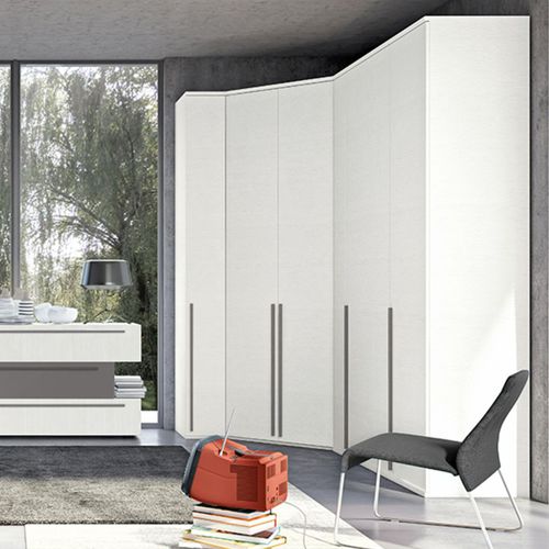 Armadio ad angolo - GOLF M127   - ColombiniCasa - contemporaneo / in legno laccato / con ante battenti