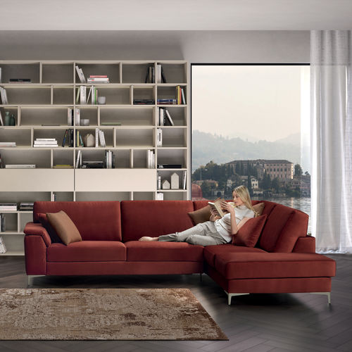 Divano modulare - MUST - ColombiniCasa - contemporaneo / in tessuto / in pelle