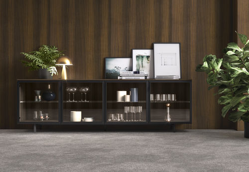 Credenza contemporanea - VITALYTY LUCE SUNRISE - ColombiniCasa - in melaminico / modulabile / a vetrina