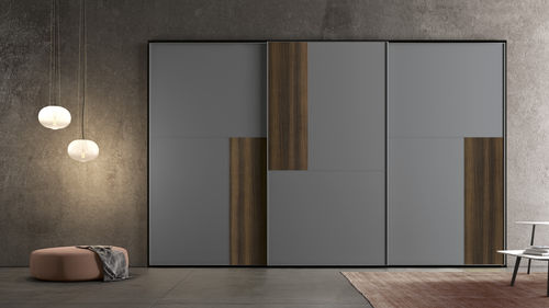 Armadio contemporaneo - VITALYTY MOSAICO  - ColombiniCasa - in melaminico / a porte scorrevoli / contract