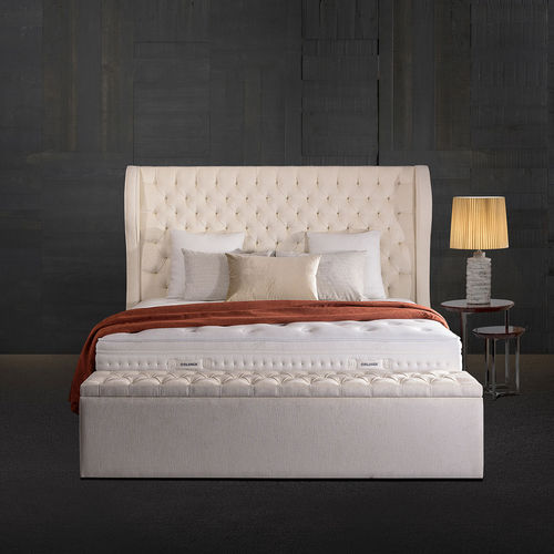 Testiera per letto matrimoniale - Avant Gard - Colunex - contemporanea / in tessuto / in pelle