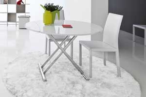 Tavolo contemporaneo - SIMPLE ROUND - Compar - in laminato / rotondo / allungabile
