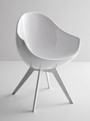 Sedia design organico - JANE - Compar - in noce / per uso residenziale / senza braccioli