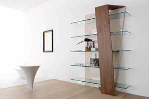 Mensola - BOOK - Compar - contemporaneo / in legno / in vetro