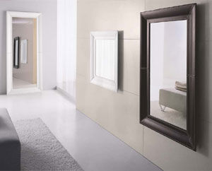Specchio a muro - ESTASY - Compar - contemporaneo / rettangolare / in legno