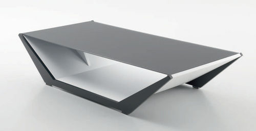 Tavolino basso contemporaneo - NIDO - Compar - in vetro / rettangolare / per uso residenziale