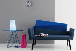 Divano design originale - KARINA - Compar - in tessuto / blu / 2 posti