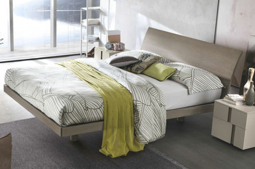Letto singolo - NARCISO - TOMASELLA INDUSTRIA MOBILI - contemporaneo / con testiera / con base contenitore