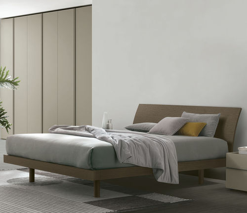 Letto matrimoniale - NARCISO - TOMASELLA INDUSTRIA MOBILI - contemporaneo / con testiera / con contenitore