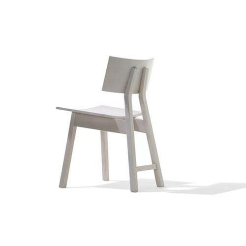 Sedia visitatore contemporanea - 30X30 - Concepta - da interno / in legno / per edifici pubblici